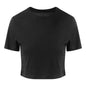 T-shirt court en mélange de trois pour femme