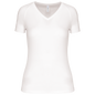 T-SHIRT DE SPORT À MANCHES COURTES ET COL EN V POUR FEMME
