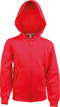 SWEAT-SHIRT À CAPUCHE AVEC FERMETURE ÉCLAIR ENTIÈRE POUR ENFANTS
