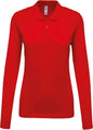 POLO PIQUÉ À MANCHES LONGUES POUR FEMME