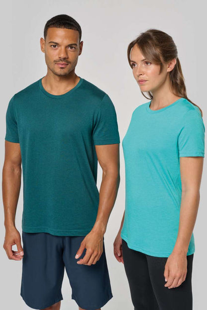 T-SHIRT DE SPORT À COL ROND TRIBLEND POUR FEMME