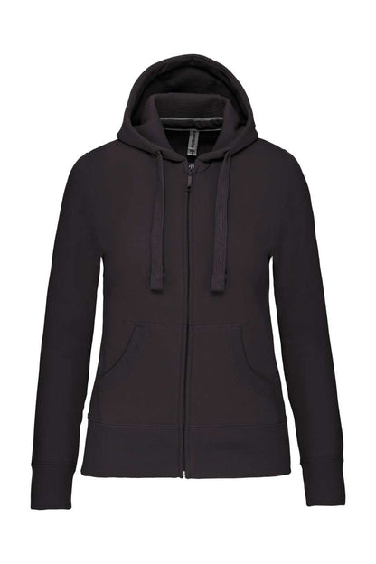 SWEAT-SHIRT À CAPUCHE AVEC FERMETURE ÉCLAIR POUR FEMME