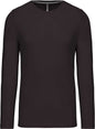 T-SHIRT À MANCHES LONGUES ET COL RAS DU COU POUR HOMME