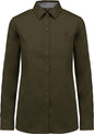 CHEMISE EN COTON À MANCHES LONGUES NEVADA POUR FEMME