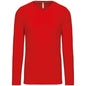 T-SHIRT À MANCHES LONGUES ET COL EN V POUR HOMME