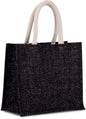 SAC CABAS EN TOILE DE JUTE - MOYEN