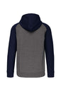 VESTE POLAIRE À CAPUCHE ZIPPÉE BICOLORE UNISEXE