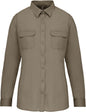 CHEMISE SAFARI À MANCHES LONGUES POUR FEMME