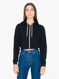 SWEAT-SHIRT COURT À CAPUCHE ZIPPÉ EN POLAIRE FLEX POUR FEMME