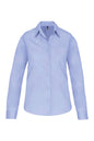 CHEMISE EN POPELINE DE COTON À MANCHES LONGUES POUR FEMME
