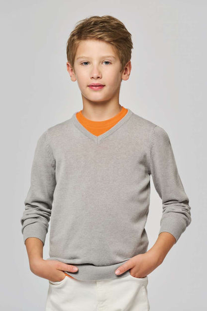 PULL COL EN V POUR ENFANT