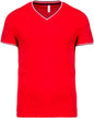 MEN'S PIQUÉ KNIT V-NECK T-SHIRT