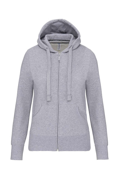 SWEAT-SHIRT À CAPUCHE AVEC FERMETURE ÉCLAIR POUR FEMME