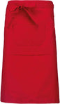 Lange Schürze aus Polycotton