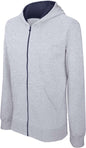 SWEAT-SHIRT À CAPUCHE AVEC FERMETURE ÉCLAIR ENTIÈRE POUR ENFANT
