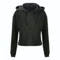 SWEAT À CAPUCHE COURT POUR FEMME