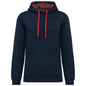 SWEAT-SHIRT À CAPUCHE UNISEXE À MOTIF CONTRASTÉ