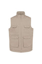 GILET UNISEXE REMBOURRÉ MULTI-POCHES EN POLYCOTON