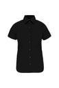 CHEMISE FEMME À MANCHES COURTES EN COTON/ÉLASTHANNE
