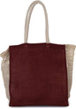 SAC DE COURSES AVEC SOUFFLET EN MAILLE