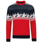 Pull de Noël unisexe à col ras du cou