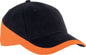 RACING - CASQUETTE BICOLORE À 6 PANNEAUX