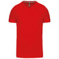 T-SHIRT HOMME À MANCHES COURTES ET COL EN V