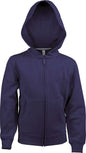 SWEAT-SHIRT À CAPUCHE AVEC FERMETURE ÉCLAIR ENTIÈRE POUR ENFANTS