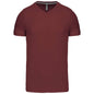 T-SHIRT HOMME À MANCHES COURTES ET COL EN V