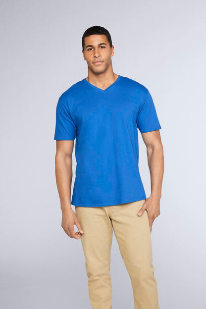 T-SHIRT COL EN V ADULTE EN COTON PREMIUM®