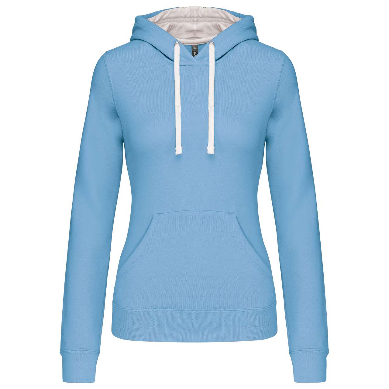SWEAT-SHIRT À CAPUCHE CONTRASTÉ POUR FEMME