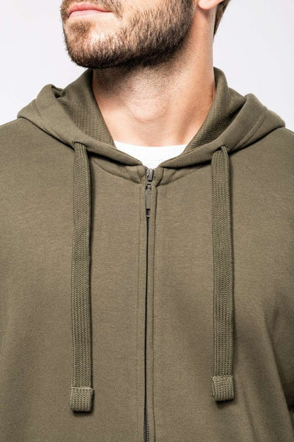 SWEAT-SHIRT À CAPUCHE AVEC FERMETURE ÉCLAIR POUR HOMME