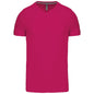 T-SHIRT HOMME À MANCHES COURTES ET COL EN V
