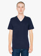 T-SHIRT UNISEXE EN JERSEY FIN À COL EN V