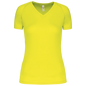 T-SHIRT DE SPORT À MANCHES COURTES ET COL EN V POUR FEMME