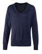 PULL EN MAILLE À COL EN V POUR FEMME