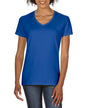 T-SHIRT COL EN V FEMME EN COTON PREMIUM®