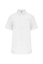 CHEMISE EN POPELINE DE COTON À MANCHES COURTES POUR HOMME