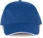 CASQUETTE 6 PANNEAUX CERTIFIÉE OEKOTEX AVEC VISIÈRE SANDWICH