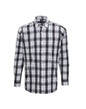 « GINMILL » CHECK - CHEMISE EN COTON À MANCHES LONGUES POUR HOMME
