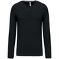 T-SHIRT À MANCHES LONGUES ET COL EN V POUR HOMME