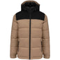VESTE MATELASSÉE UNISEXE BICOLORE AVEC CAPUCHE