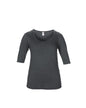 T-SHIRT À MANCHES 1/2 PROFONDES TRI-BLEND POUR FEMME