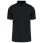 CHEMISE À MANCHES COURTES EN COTON/ÉLASTHANNE