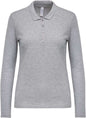 POLO PIQUÉ À MANCHES LONGUES POUR FEMME
