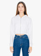 SWEAT-SHIRT COURT À CAPUCHE ZIPPÉ EN POLAIRE FLEX POUR FEMME