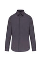 CHEMISE À MANCHES LONGUES EN COTON/ÉLASTHANNE