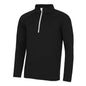 Cooles Herren-Sweatshirt mit halbem Reißverschluss