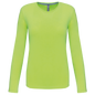 T-SHIRT À MANCHES LONGUES ET COL RAS DU COU POUR FEMME