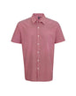 CHEMISE À MANCHES COURTES EN COTON VICHY À MICRO-CARREAUX POUR HOMME